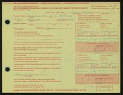 Entry card for Myers, Alan for the 1972 May Show.