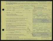 Entry card for Wheeler, Harry for the 1972 May Show.