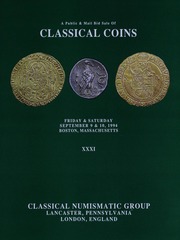 A Public & Mail Bid Sale of Classical Coins