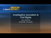 Investigative Journalism & Civil Rights : CSPAN3 : March 25, 2019 2:58am-4:03am EDT