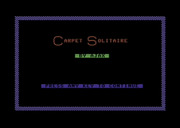 Carpet Solitaire (PD) : Binary Zone : Free Download, Borrow, and Streaming : Internet Archive