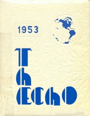 Cover image of Dyer Central High School's yearbook, the Echo.