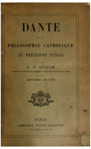 Cover of edition DanteEtLaPhilosophieCatholiqueAu13e1895