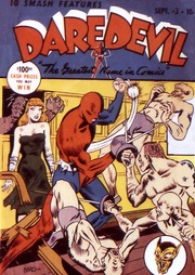 Daredevil Comics 003 by  Lev Gleason Comics / Comics House Publications.