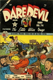 Daredevil comics 074 by  Lev Gleason Comics / Comics House Publications.