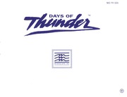 Days Of Thunder (NES)   Manual Scans (600DPI)