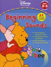  Disney Learning Beginning Sounds (Pooh Early Skil