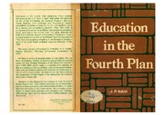 EDUCATION IN THE FOURTH PLAN 1968
