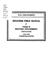 Engineer Field Manual: Volume II Military engineer...