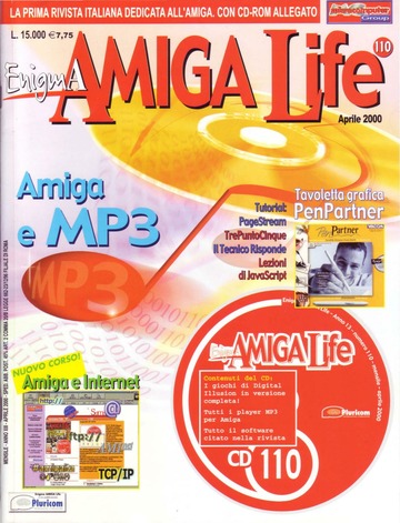 Rivista CD Enigma AMIGA LIFE n°110 APRILE 2000 