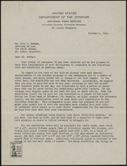 United States Department of the Interior Correspondence, 1943-1946