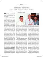 Ubirajara Ribeiro Martins   A ética e a taxonomia ...