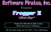 MS-DOS: Frogger II: ThreeeDeep! : Parker Brothers : Free Download, Borrow, and Streaming : Internet Archive