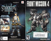 Front Mission 4 Manual & Cover (NTSC) (PS2)