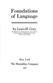 Gray   Foundations of Language (1939)