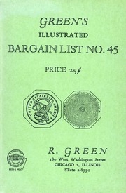 Green's Illustrated Bargain List No. 45
