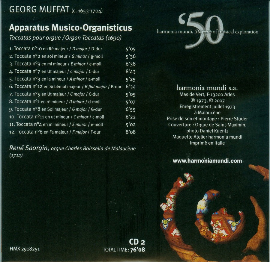 Harmonia Mundi  Years Of Musical Exploration CD  Historic