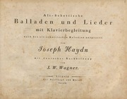 Joseph Haydn, Alt Schottische Balladen und Lieder ...