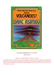 HOW DID WE FIND OUT ABOUT VOLCANOES   ENGLISH   IS