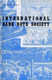 International Bank Note Society Journal (Issue 2, 1974)