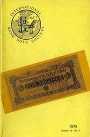 International Bank Note Society Journal (Issue 1, 1975)