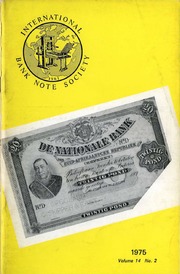 International Bank Note Society Journal (Issue 2, 1975)