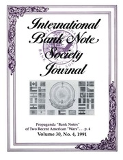 International Bank Note Society Journal (Issue 4, 1991)