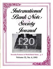 International Bank Note Society Journal (Issue 4, 1993)