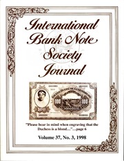 International Bank Note Society Journal (Issue 3, 1998)