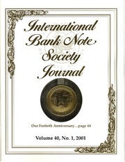 International Bank Note Society Journal (Issue 1, 2001)