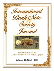 International Bank Note Society Journal (Issue 3, 2005) (pg. 34)
