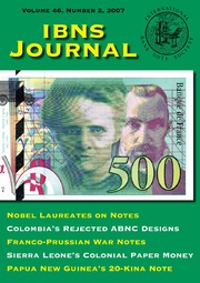 International Bank Note Society Journal (Issue 2, 2007)