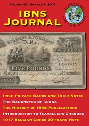 International Bank Note Society Journal (Issue 3, 2007)