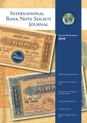 International Bank Note Society Journal (Issue 3, 2010)