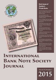 International Bank Note Society Journal (Issue 1, 2015)