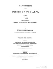 Illustrations Of The Passes Of The Alps, by which ...