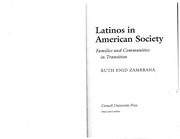 Latinos in American Society   Families and Communi...