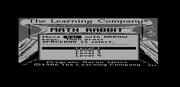 MS-DOS: Math Rabbit (Hercules Graphics) : The Learning Company : Free Download, Borrow, and Streaming : Internet Archive