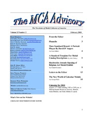The MCA Advisory, February 2010