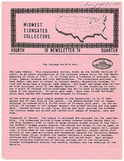 Midwest Elongated Collectors Newsletter