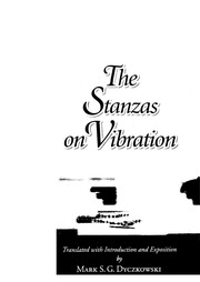Mark Dyczkowski   The Stanzas On Vibration