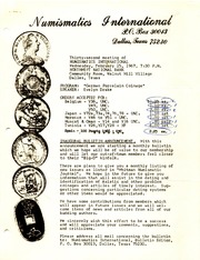 Numismatics International Bulletin