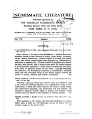 Numismatic Literature (1966-1968) (pg. 502)