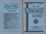 The Numismatist, May 1939