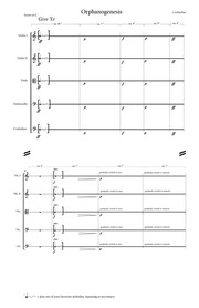 Orphanogenesis sheet music