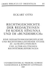 Rechtsgeschichte der Redaktionen im Kodex Ešnunna ...