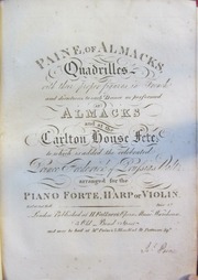 Paine's 1st Set of Quadrilles