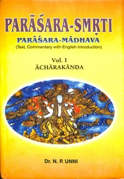 Parashara Smriti Vyavahara Kanda Vol  I Dr  N  P  ...