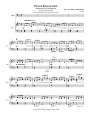 PIANO & BASSOON ETUDE (SCORE & PART)