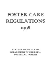 Rhode Island DCYF Handbook Published In 1998
